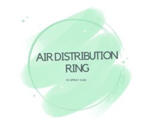 Air-distribution-ring-in-spray-guns